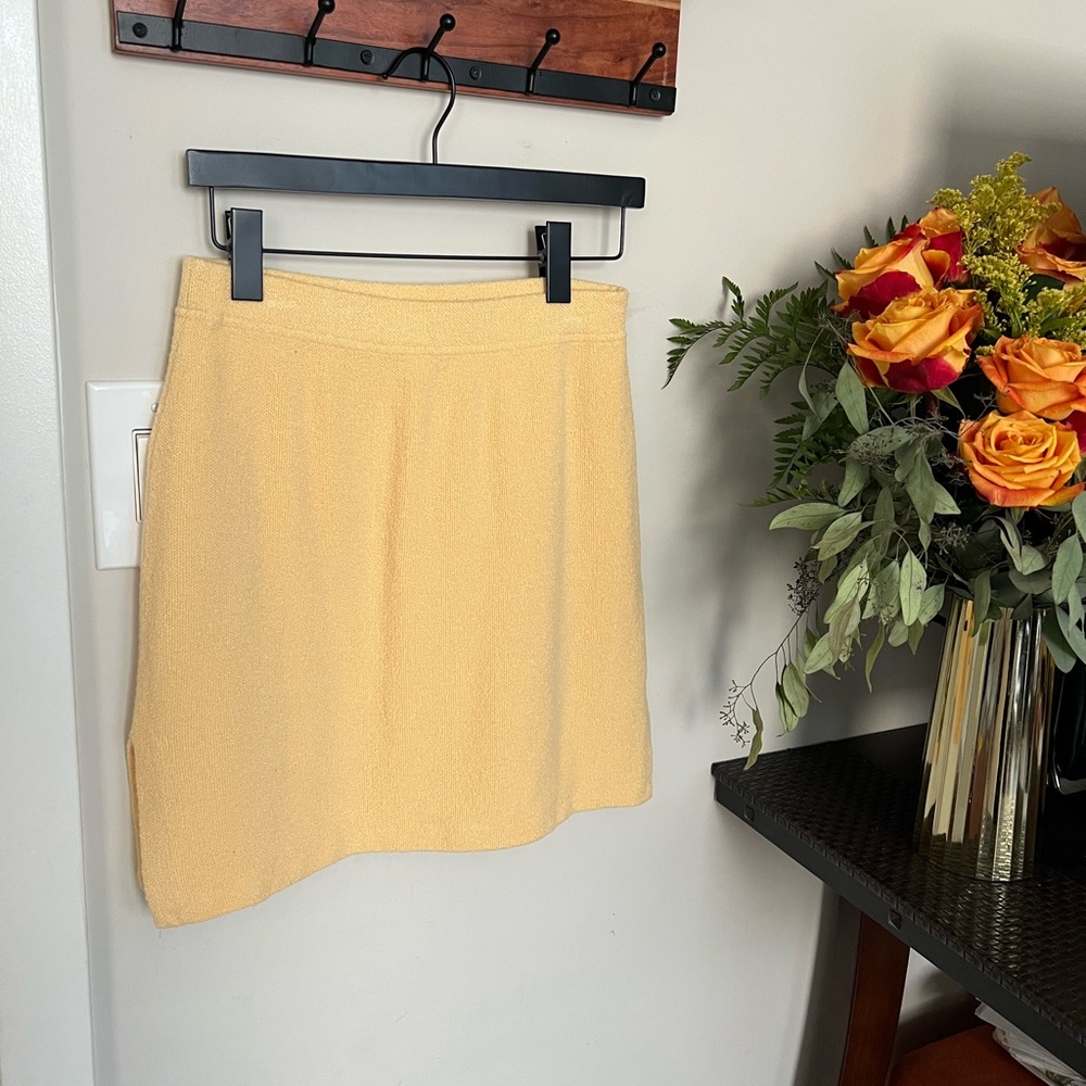 St. John terry cloth mini skirt